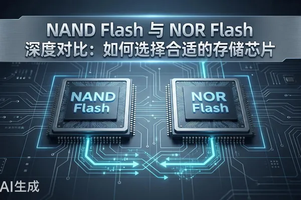 NAND Flash 与 NOR Flash 深度对比：如何选择合适的存储芯片